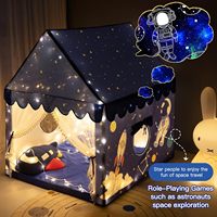 Maibeibi Tente de jeu confortable pour enfants Playhouse Boys Toddler Large Play House Spaceship Tent