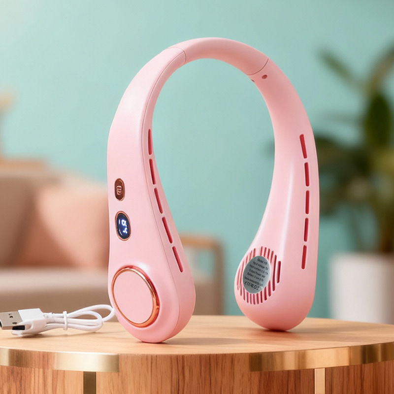 Banda para el cuello con pantalla digital rosa