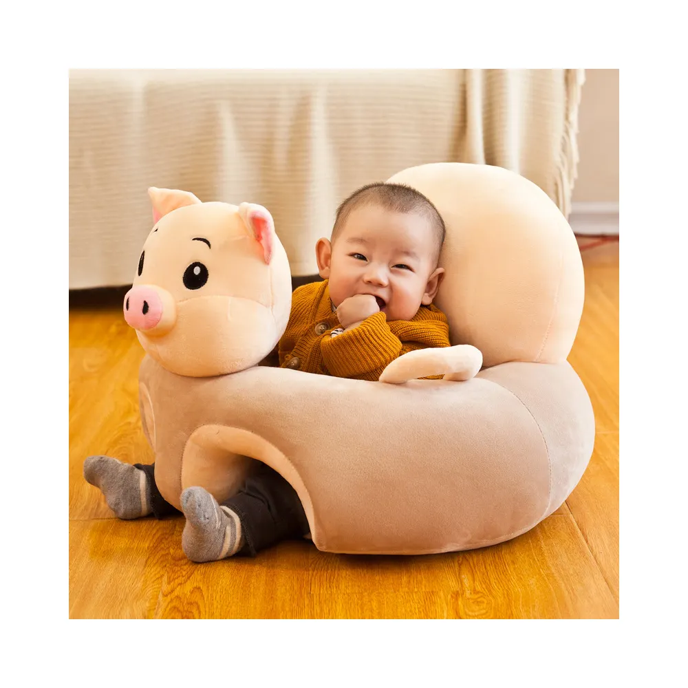 LATAM supplies quality polyester fabric Animal shape baby sofa Original Newborn Lounger baby bedding for boys and girls