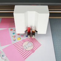 Máquina de Corte Digital Neumática de Cama Plana, Plotter de Cama Plana con Adsorción Automática de Vinilo, Cortadora de Cama Plana 6090