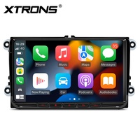 XTRONS Lecteur multimédia Android pour voiture avec navigation 9 pouces pour VW/SKODA/SEAT Android 15 Octa Core 4+64 Go QLED Global 4G DSP DQ7603 BT5.4