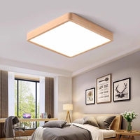 Lámpara de Techo Moderna Japonesa Simple de Acrílico con Diseño de Tronco de Madera, LED, para Hogar, Oficina, Dormitorio, Paquete de Iluminación para Toda la Casa 2024