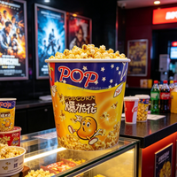 Gobelet en carton double paroi à prix d'usine, solution FCL pour fabricant, grande capacité, écologique, jetable, pour pop-corn, vente en gros
