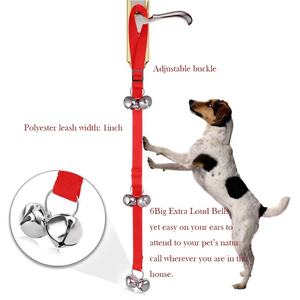 प्रीमियम गुणवत्ता महान कुत्ते घंटी पिल्ला पॉटी प्रशिक्षण समायोज्य दरवाजे की घंटी कुत्ते दरवाजा घंटी - Product Image 4