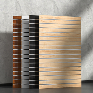 Fibreboard tường bán lẻ hiển thị <span class=keywords><strong>MDF</strong></span> <span class=keywords><strong>Board</strong></span> slatwall Panel cho siêu thị - Product Image 6