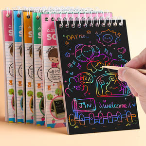 Regenboog Kraskunst Papieren Boek Diy Tekening Speelgoed Set Voor Kinderen Van 2-4 Jaar En 5-7 Kid Doodle Painting Notebook - Product Image 3