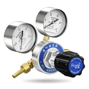 Regulador de presión de tanque de helio reductor de cilindro de <span class=keywords><strong>gas</strong></span> ajustable para inflado - Product Image 1