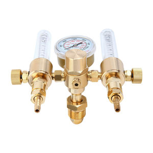 溶接デュアル出力アルゴンガスレギュレーター流量計0-60CFH簡単にインストール - Product Image 2