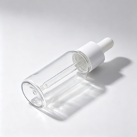 Flacon compte-gouttes PET de 30 ml, 40 ml, 50 ml, 60 ml avec logo personnalisé pour la distribution de lotion et de shampoing