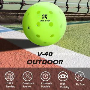 Balles de <span class=keywords><strong>pickleball</strong></span> d'extérieur à 40 trous par le professeur <span class=keywords><strong>Pickleball</strong></span> Matériau PE durable pour le divertissement - Product Image 2