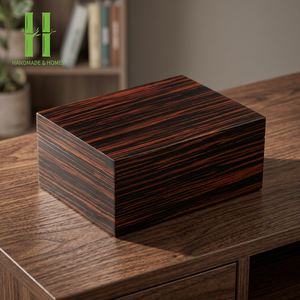 Lacquer Box Jewelry Custom High Gloss Lacquer Luxury Gift Wooden Jewelry Packaging Box Made in Viet Nam Product - Product Image 1