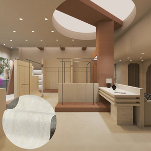 Revêtement mural blanc MCM pour la décoration de la <span class=keywords><strong>maison</strong></span>, carrelage mural en argile contemporain pour l'intérieur et l'extérieur, panneau mural flexible en pierre souple, pierre calcaire - Product Image 2