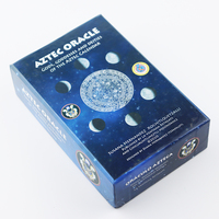 Cartes de tarot Oracle en feuille d'or de haute qualité avec impression personnalisée Emballage écologique Golden Edge Boîte en papier 2 pièces au design personnalisé