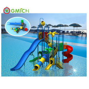 Quintal Playground e Water Slide Agregado Familiar Adulto com Piscina Parque Natação Pool-Jmq18166b - Product Image 6