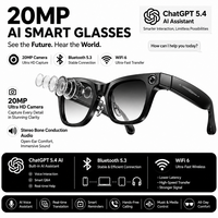 Lunettes Intelligentes W660 avec Enregistrement Vidéo 20MP, Caméra, Traduction IA, Son 3D, Verres Photochromiques, Recharge Type-C, BLE Wifi6