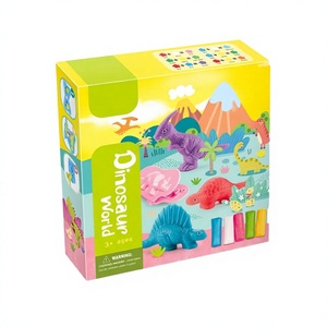 Juguetes de Plastilina DIY Toysrunner, 12 Colores, Arcilla para Educación Temprana, Moldes de Dinosaurios, Plastilina Versátil de 14 Colores - Product Image 4