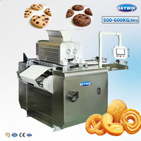 Petite machine automatique en acier inoxydable pour la fabrication de biscuits