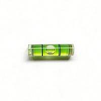 Niveau à bulle cylindrique en acrylique de haute précision 7x26mm pour niveaux à bulle, outils de mesure, pièce de rechange