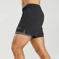 Shorts d'été en coton et polyester pour l'extérieur, personnalisables avec votre logo, pour le sport et la musculation, en maille épaisse, vente en gros