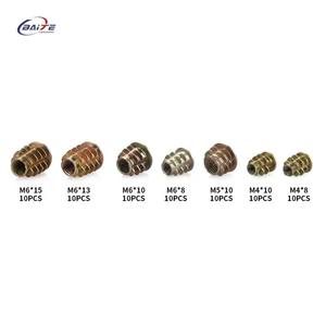 165 adet/240 adet galvanizli demir eklemek ahşap somun altıgen sürücü başkanı mobilya somun aksesuarları M4-M10 takım - Product Image 4