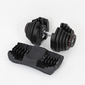 KWO Pesi <span class=keywords><strong>Palestra</strong></span> equipo de <span class=keywords><strong>gimnasio</strong></span> KWO Fitness levantamiento de pesas logotipo personalizado ejercicio pesado OEM músculo 90LB mancuerna ajustable 40KG 1PC - Product Image 3