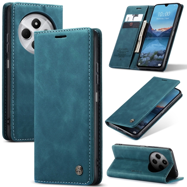 For Redmi 14C CaseMe 013 Multifunctional Horizontal Flip Leather Phone Case