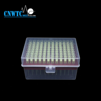 Embouts de pipette à faible rétention de 200 µl, en plastique stérile, en rack, embouts de pipette de 100 µl P1000, sans ADN/RNAse