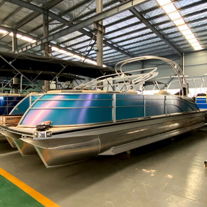 <span class=keywords><strong>Bateau</strong></span> ponton <span class=keywords><strong>de</strong></span> luxe Allhouse, 27 pieds, <span class=keywords><strong>en</strong></span> alliage d'aluminium soudé, haute vitesse, style sport, personnalisé pour la pêche et les excursions, <span class=keywords><strong>en</strong></span> <span class=keywords><strong>vente</strong></span> - Product Image 1