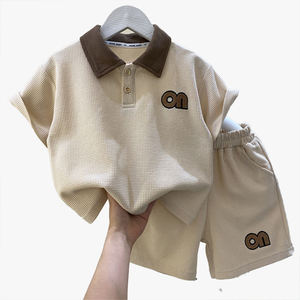 Conjunto de Polo para Niños, Nuevo Conjunto de Verano para Niños Pequeños y Medianos, Camiseta de Manga Corta y Pantalones Cortos, Ropa Deportiva Informal - Product Image 3