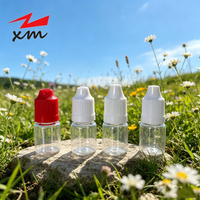 Flacon vide compressible pour huile capillaire 5ml 10ml 15ml 30ml 60ml 100ml 120ml en plastique PET Boston rond avec bouchon à vis