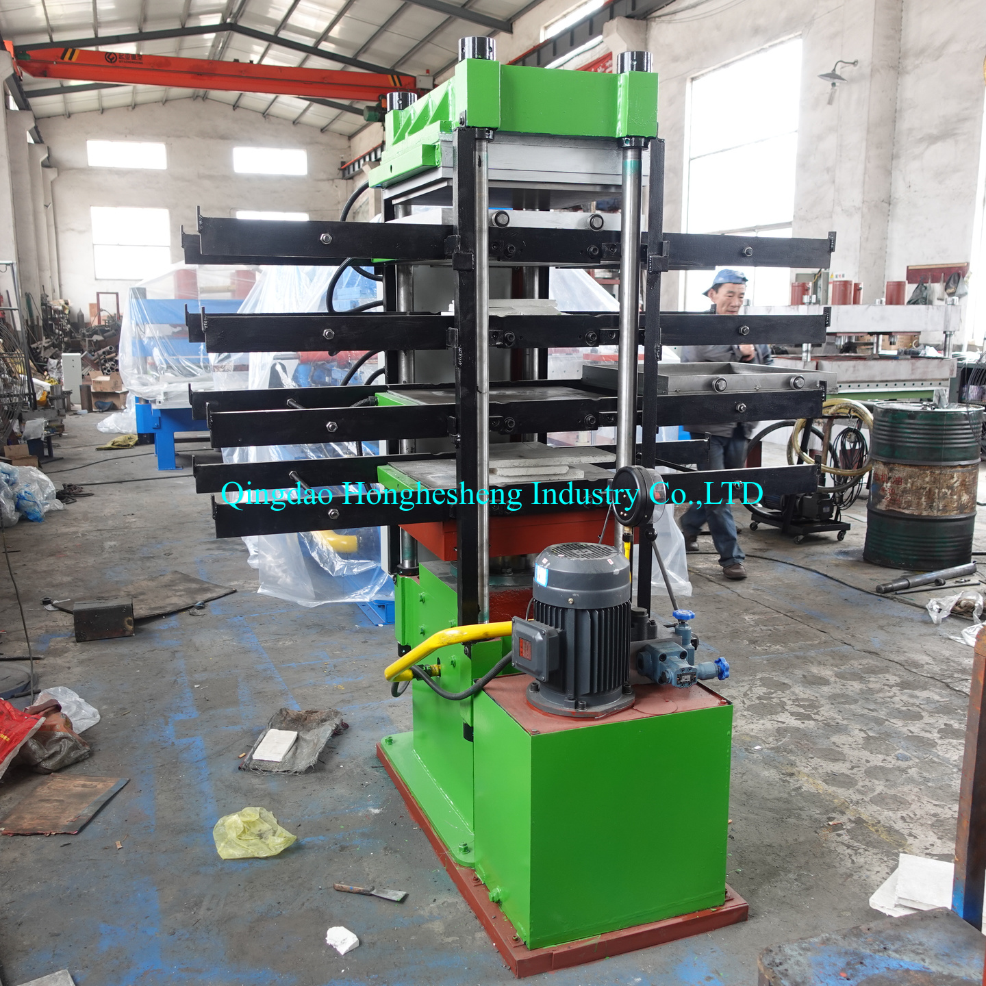 Interlocking Rubber Flooring Tiles press machine ,Jigsaw Puzzle Floor Mats Making Machine