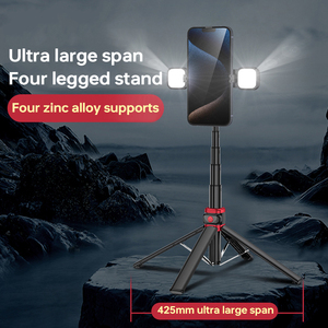 M09 Xách Tay Không Thấm Nước ABS Ảnh Tự Sướng Thanh Tripod Cho Ngoài Trời Chụp Đứng <span class=keywords><strong>Monopod</strong></span> Di Động Vô Hình Mở rộng 6-8 Inch Điện Thoại - Product Image 5