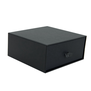 Custom Logo and Size Sliding Drawer Rigid Box Black Gift Box With Drawers for Cosmetic Packaging Box - Product Image 6