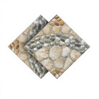 Carreaux de sol en céramique 300x300mm aspect galets pour balcon, jardin et maison - Prix pour chambre d'hôtel
