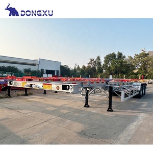 Chasis de Contenedor para Camión, Remolque, Plataforma Rodante, Estructura para Carga de Contenedores de 40 Pies y 20 Pies, Semirremolque Esqueleto para Transporte Marítimo - Product Image 5