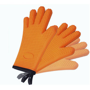 Guanti da BBQ in <span class=keywords><strong>Silicone</strong></span> Resistenti al Calore e Antiscivolo, Guanti da Cucina e da Giardino, Protezione per le Mani - Product Image 4