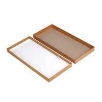 Boîte d'emballage écologique rigide pour coffret cadeau de couteaux de cuisine, finition mate, estampage à chaud, boîtes en carton personnalisées, boîte de présentation