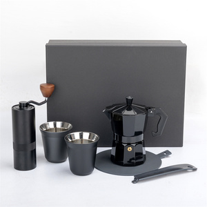 Ensemble de tasses à café arabes, coffret cadeau personnalisé avec logo, <span class=keywords><strong>cafetière</strong></span> à expresso manuelle d'extérieur, outils, kits - Product Image 3