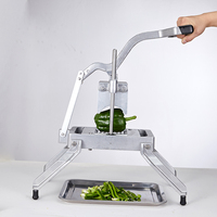 Handmatige Bediening Chopper Verticale Frieten Aardappel Strip Snijmachine Groentesnijder