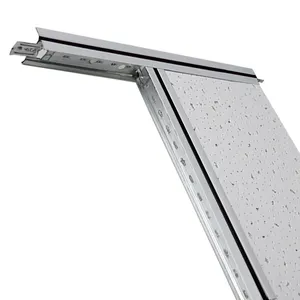 Composants de grille de plafond Faux cadre de plafond suspendu té principal Grille de plafond plat en acier galvanisé