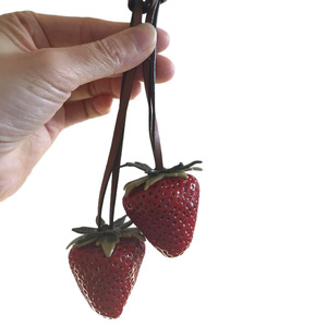고품질 딸기 가방 참 장식품 딸기 크리스마스 선물 펜던트 사랑스러운 액세서리 세일 - Product Image 2