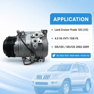 Compresor de <span class=keywords><strong>Aire</strong></span> <span class=keywords><strong>Acondicionado</strong></span> para Automóvil 10S17C OE 88320-35700 447220-5132 para Toyota Land Cruiser Prado 2002-2009 <span class=keywords><strong>Precio</strong></span> de Fábrica - Product Image 4