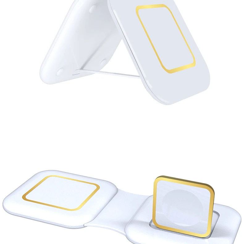 Лидер продаж 2021, беспроводная Быстрая зарядка 2 в 1, высокоскоростная Быстрая зарядка для iphone iwatch Samsung