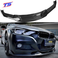 Lèvre avant en fibre de carbone style MAD pour pare-chocs avant BMW Série 3 F30