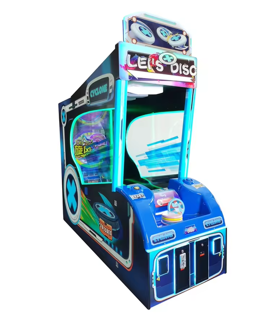English-Speaking Ticket Game Machine Coin Operated Game Machine Let's Disc Arcade Game Machine