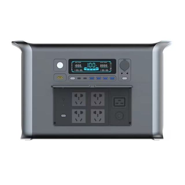 Lightweight 2000W LiFePO4 Power Station 2048wh High-Capacity Emergency Preparedness Solar Panel Power Source 3000 Cycles MPPT