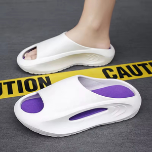 Sandal Sneaker Musim Panas Baru untuk Wanita Pria, Sol Tebal Platform, Sandal Eva Lunak Berongga Unisex, Sandal Olahraga Kasual, Sepatu Pantai - Product Image 3