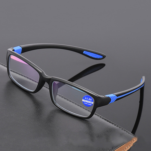 Kính đọc sách nam nữ thể thao chống ánh sáng xanh đọc Kính Đen Đỏ TR90 khung kính mắt lão thị + 100 đến + 400 Kính - Product Image 1