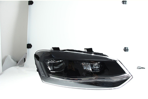 Kit de carrosserie automobile 2018-2020 Polo avec ensemble de lentilles de phares LED, feux de jour, feux arrière et phares CP. Phare LED - Product Image 5