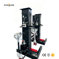 Soporte telescópico multidireccional giratorio para elevación de camiones, marco de soporte de rodamientos, herramientas de desmontaje de frenos de camiones con equilibrio de flujo multicolumna